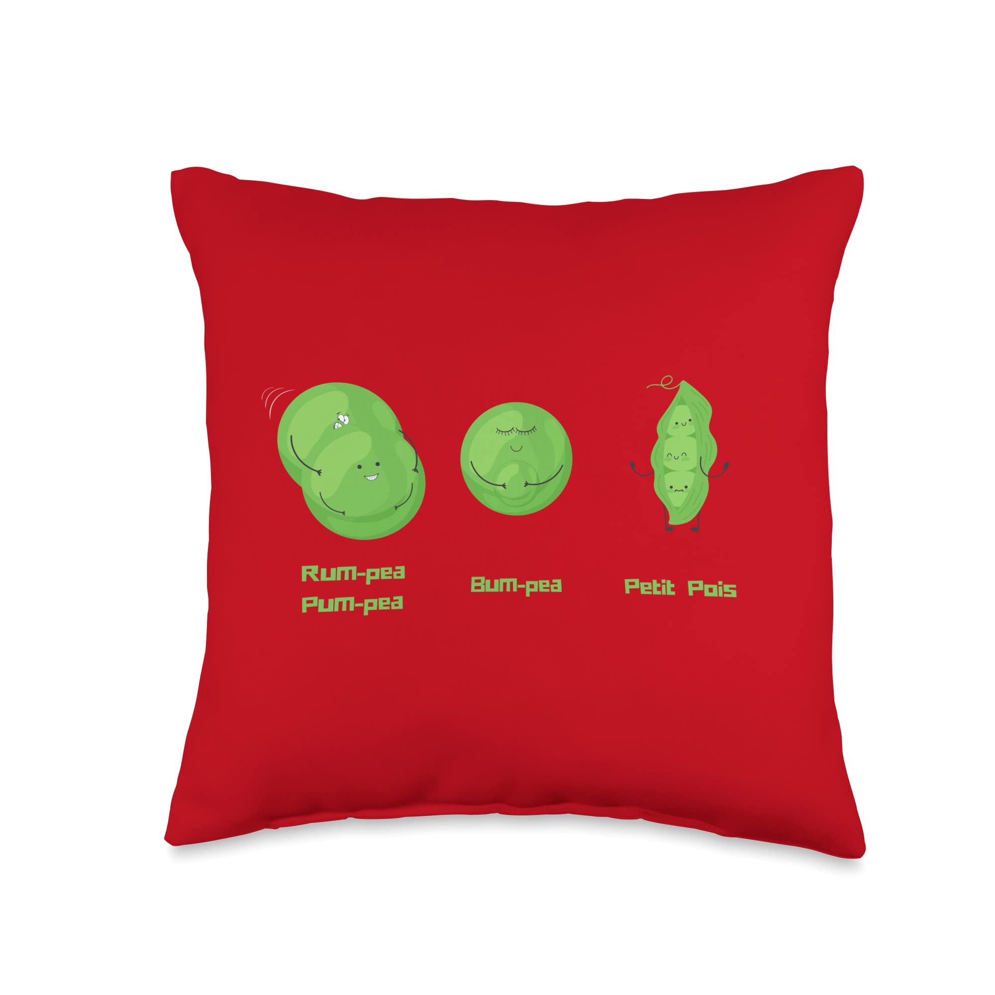 Petit Pois Throw Pillow, 16x16, Multicolor