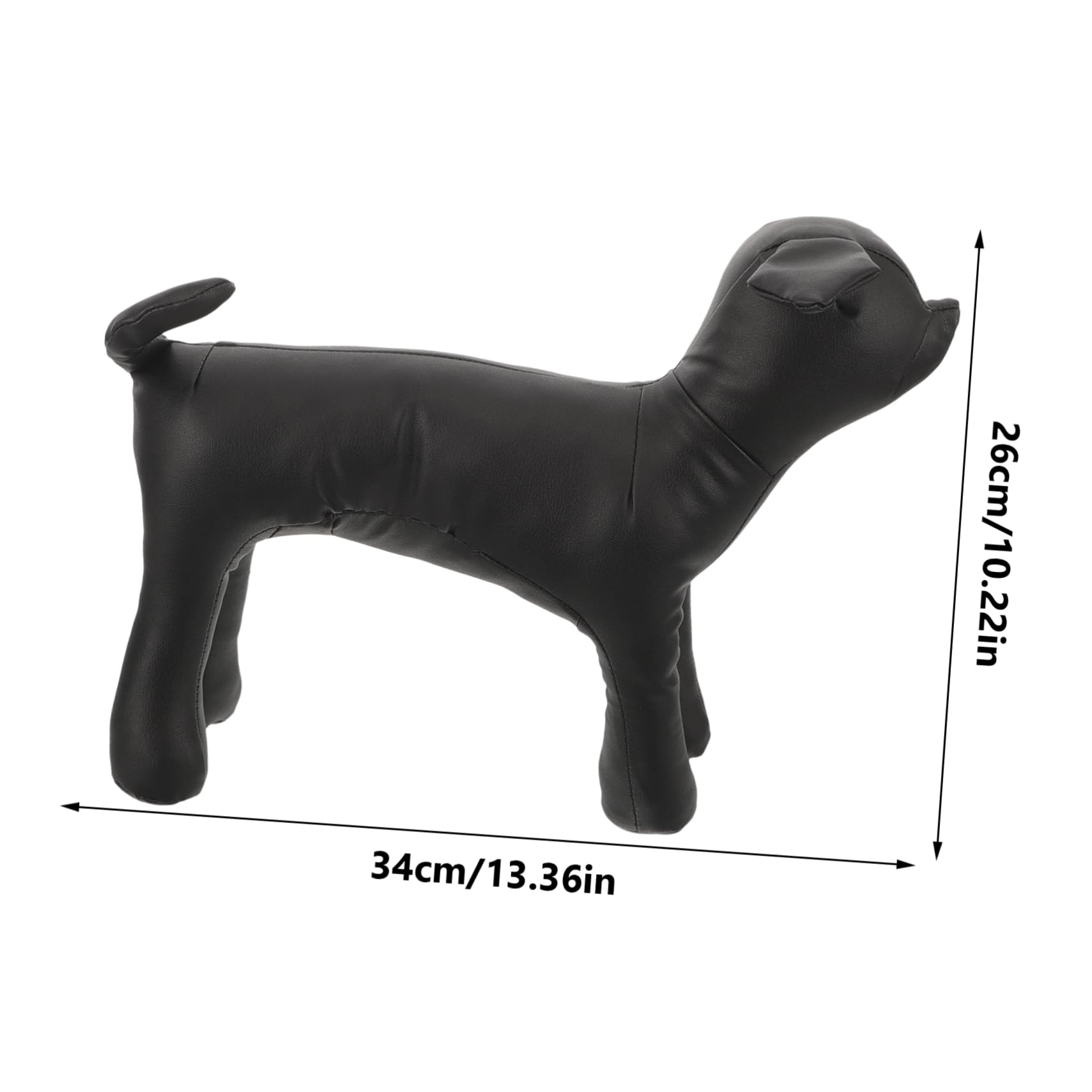 Manichino Per Cani Pu Flessibile Espositore Elegante Per Abbigliamento Da Animale Per Negozio Di Animali Domestici e Toelettatura Superficie Liscia e Facile Da Pulire