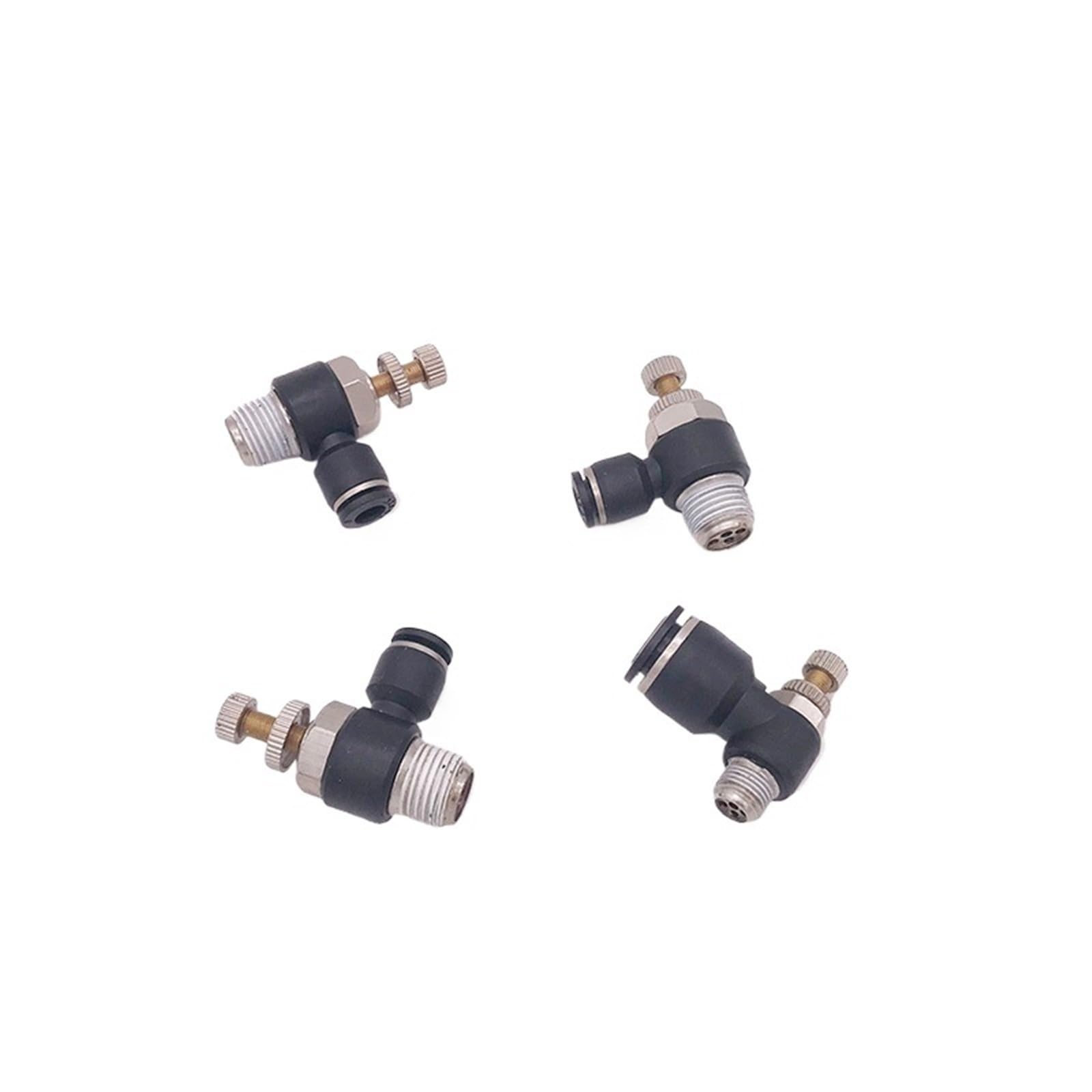 Raccord pneumatique 3/8 pour vérin SC6-03 avec valve de réglage 6mm
