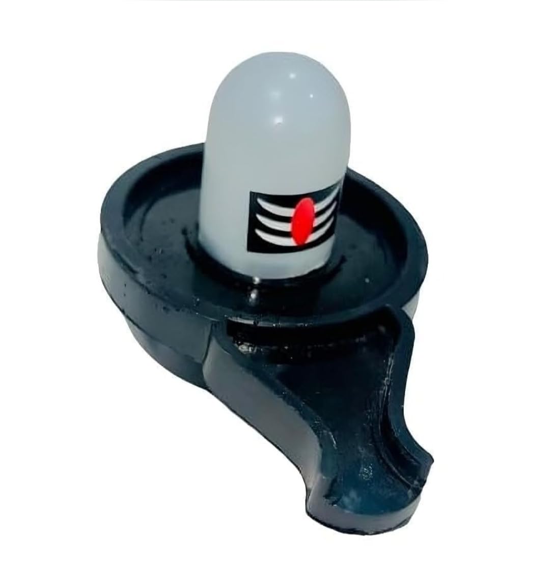 Shiv Lingam Magic Light Jalhari Base | Hindu Worship Idol, Decorative Tilak Design, Pooja Decor, Home Temple Use, Compact Size-image-30