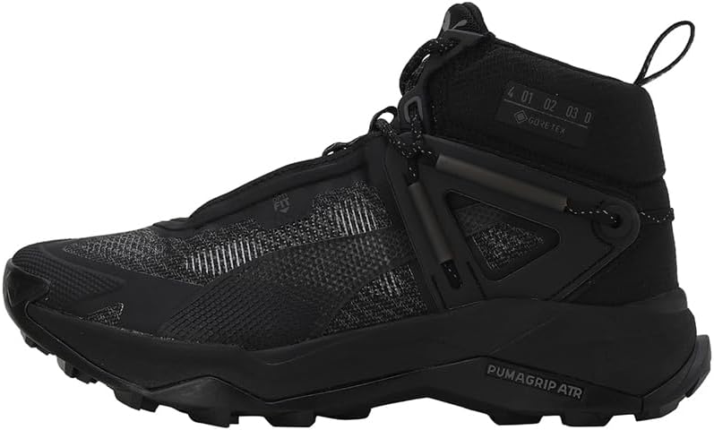 PUMA Explore Nitro Mid GTX Womens Hiking Trail Trainer Shoe Black/Grey