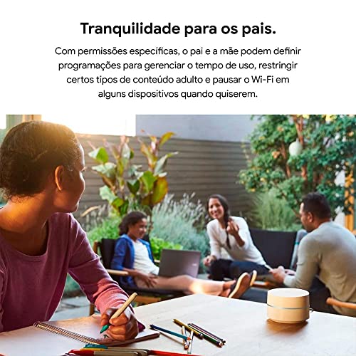 Google Wi-Fi Roteador Mesh AC1200 - 1 unidade glide