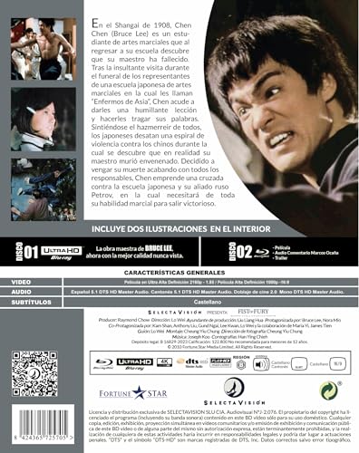 Bruce Lee - Furia Oriental 4K Ultra HD edición restaurada coleccionistas 3