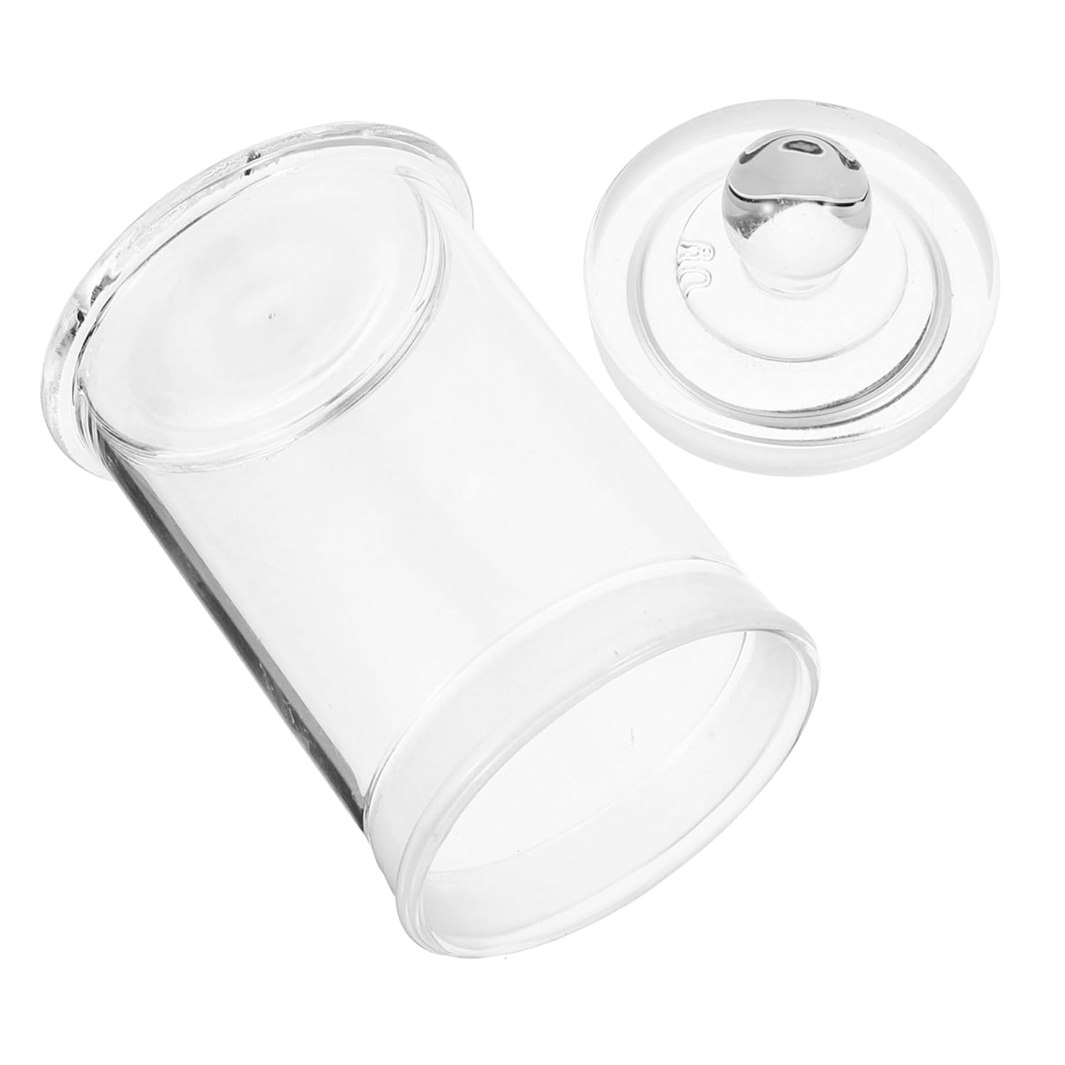2pcs Laboratory Sample Storage Container Glass Vial for Granules and Powders Lightweight Design for Experiments and Display Labs