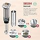 KitchenBoss Sous-Vide Garer Sous-Vide Stick: Farbige LCD-Rezepte | G321 Silver | Ultra-leise | Bürstenloser Gleichstrommotor | 1100 Watt | IPX7 Wasserdicht