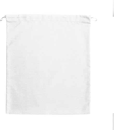17x22" White Handmade in USA Cotton Polyester Colors Drawstring Dust Bag for Handbag, Sneakers, Clothes, Accessories, Travel, Storage, gift or Dark