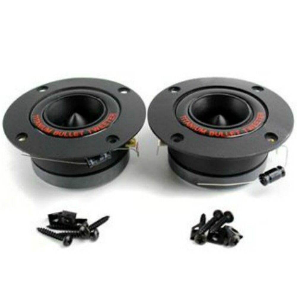 KIT SET PER PYRAMID TW18 2 SUPER TWEETER grigi da 150 watt rms e 300 watt max, da 9,80 cm di diametro e 98 db, con ridotta profondità solo 3,90 cm, a