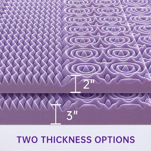 Muxhomo 2 Inch 7-Zone Firm Queen Mattress Topper thumb #6