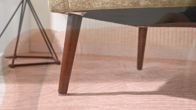 Sillón Plegable Chenille Púrpura miniatura 7