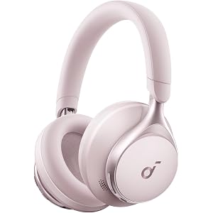 Soundcore by Anker, Space One, Active Noise Cancelling Headphones, 2X Stronger Voice Reduction, 40H ANC Playtime, App Control, LDAC Hi-Res Wireless Audio, Comfortable Fit, Clear Calls, Bluet