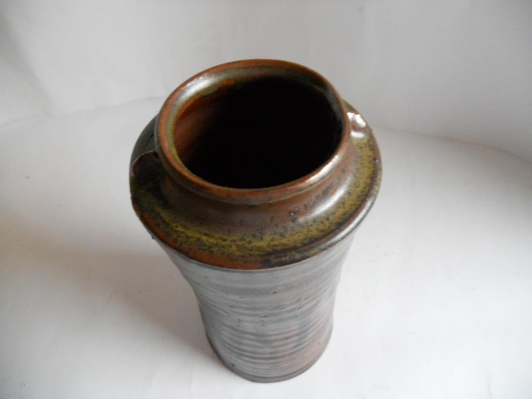 丹波焼 立杭焼 市野省三 作 省三窯 花入 木箱 共箱 新品 未使用 です。 丹波焼 立杭焼 市野省三 作 省三窯 花入 木箱