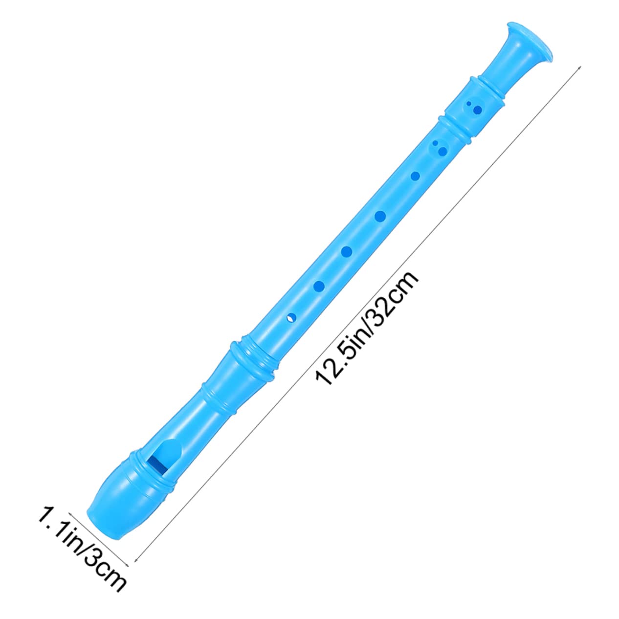 Toyvian Boys and Girls Music Toy Clarinet Plastic 8-hole Clarinet for Children Beginner Practice Instrument