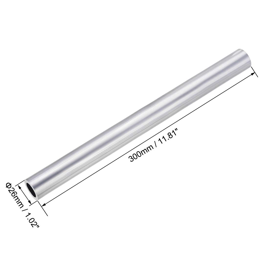 4x Aluminium Rundrohr 6063 – 10mm AD X 5mm ID, 250mm Länge, Nahtlos, Für DIY & Konstruktion
