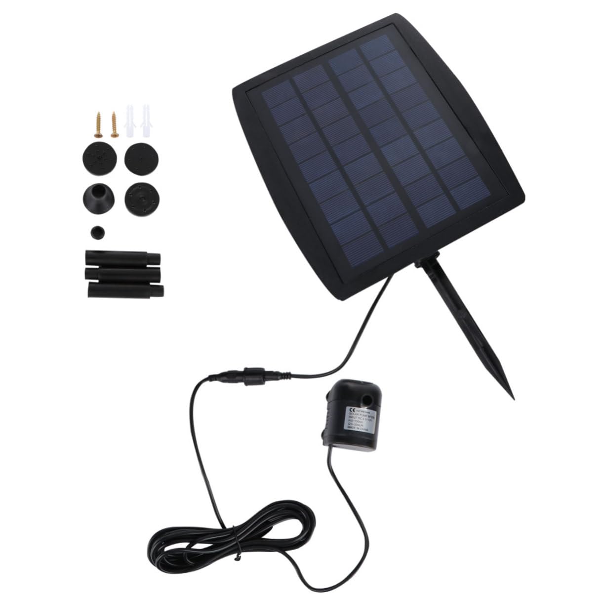 Solar Teichpumpe Bsv-sp025 Schwarz Kunststoff 2, 5 W