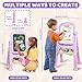 Joyooss Art Easel for Kids Toddler Easel Stand for Painting Adjustable,Magnetic Double Sided Drawing Dry Erase Board Children Art Accessories for Kid Ages 4-8 Boys and Girls Gift Learning Toy