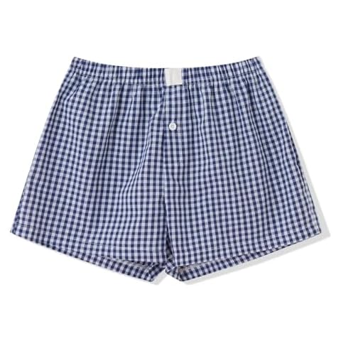 Beauace Women's Low Rise Plaid Lounge Shorts Cover