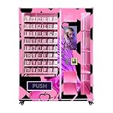 Large-Capacity Custom Beauty Vending Machine with Sample Exhibit Shelf, Self-Service Hair Eyelash Cosmetics Makeup Skincare Perfume Vending Machine, for Commercial, Shopping Mall & Beauty Salons