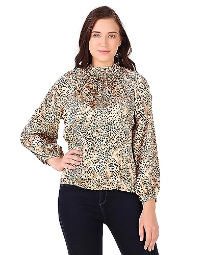 Image of BoheeWohee Women's Full Sleeves Casual Satin Top