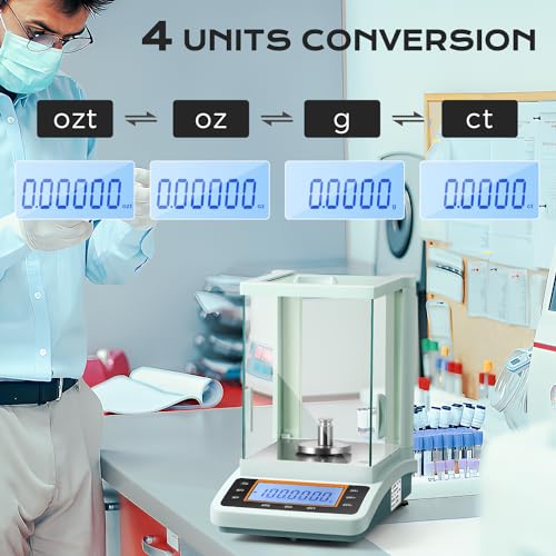 Bonvoisin 0.01g Lab Scale and 0.1mg Analytical Balance