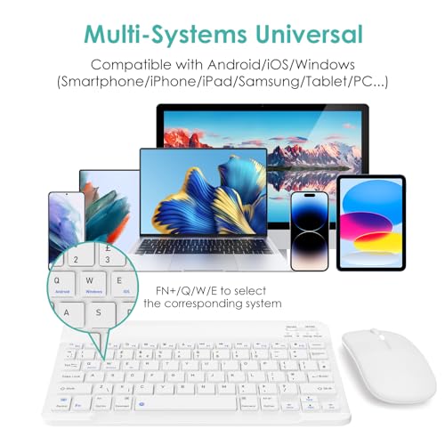 Teclado y mouse inalámbricos LAMA recargables para tablet y portátil 2