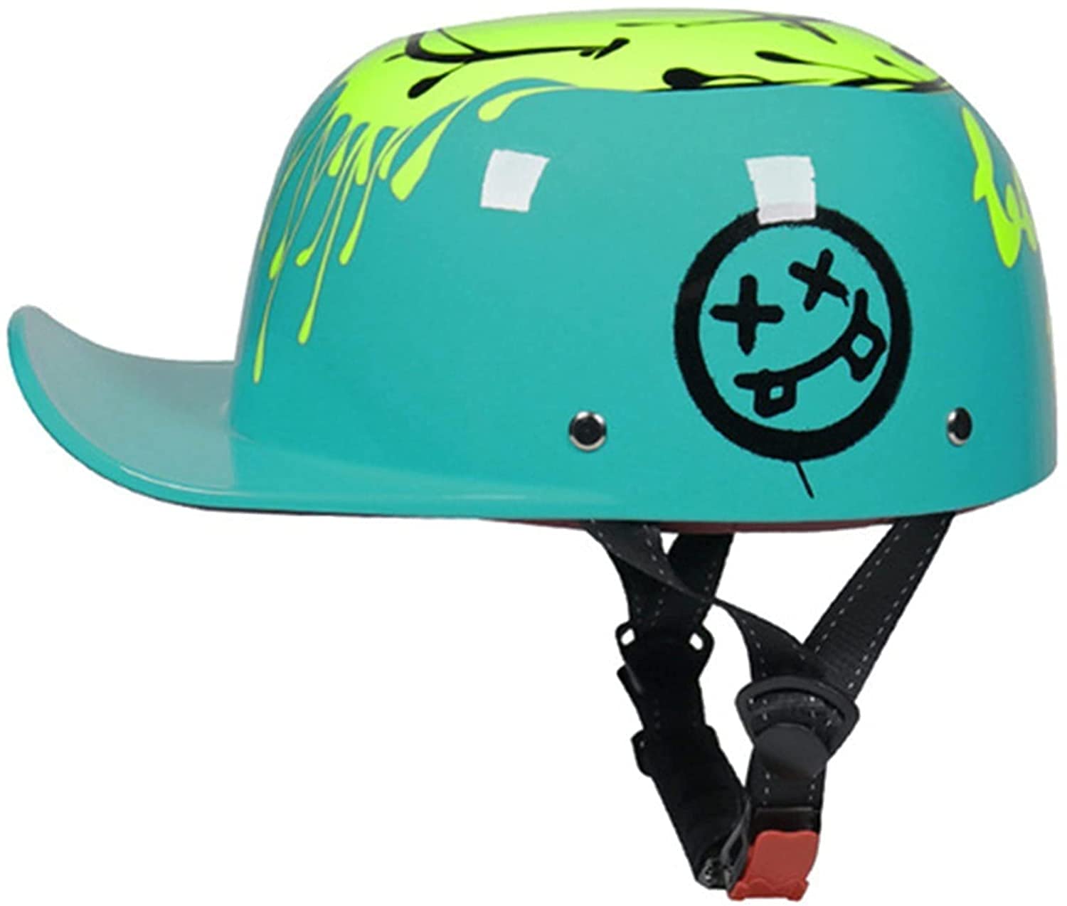 BGMKE Demi-Casque Retro Casque De Moto Casquette De Baseball Casque pour Scooter Cyclomoteur Casque Moto Jet pour Hommes Femmes Adult Face Ouverts Casque Moto Unisex ECE Homologué BGMKE Demi-Casque Retro Casque De Moto Casquette De Baseball Casque pour Scooter Cyclomoteur Casque Moto Jet pour Hommes Femmes Adult Face Ouverts Casque Moto Unisex ECE Homologué