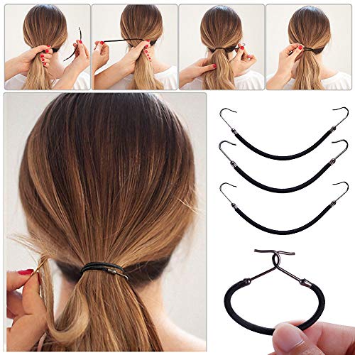 20Pcs Ponytail Hooks Elastic Bands Hair Styling Hair Braid Hair Clips Rubber Bands #TOP2