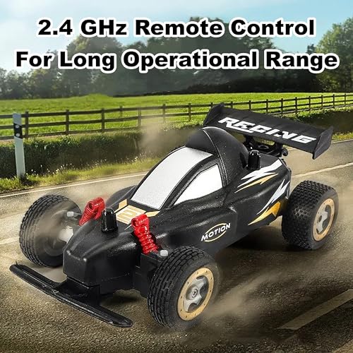 Image of VGRASSP High Speed 1:20 Scale Racing Sports Car Toy for Kids with Full Function Long Range 2.4 Ghz Remote Control, Rechargeable Battery for RC Car - Color and Design As Per Stock