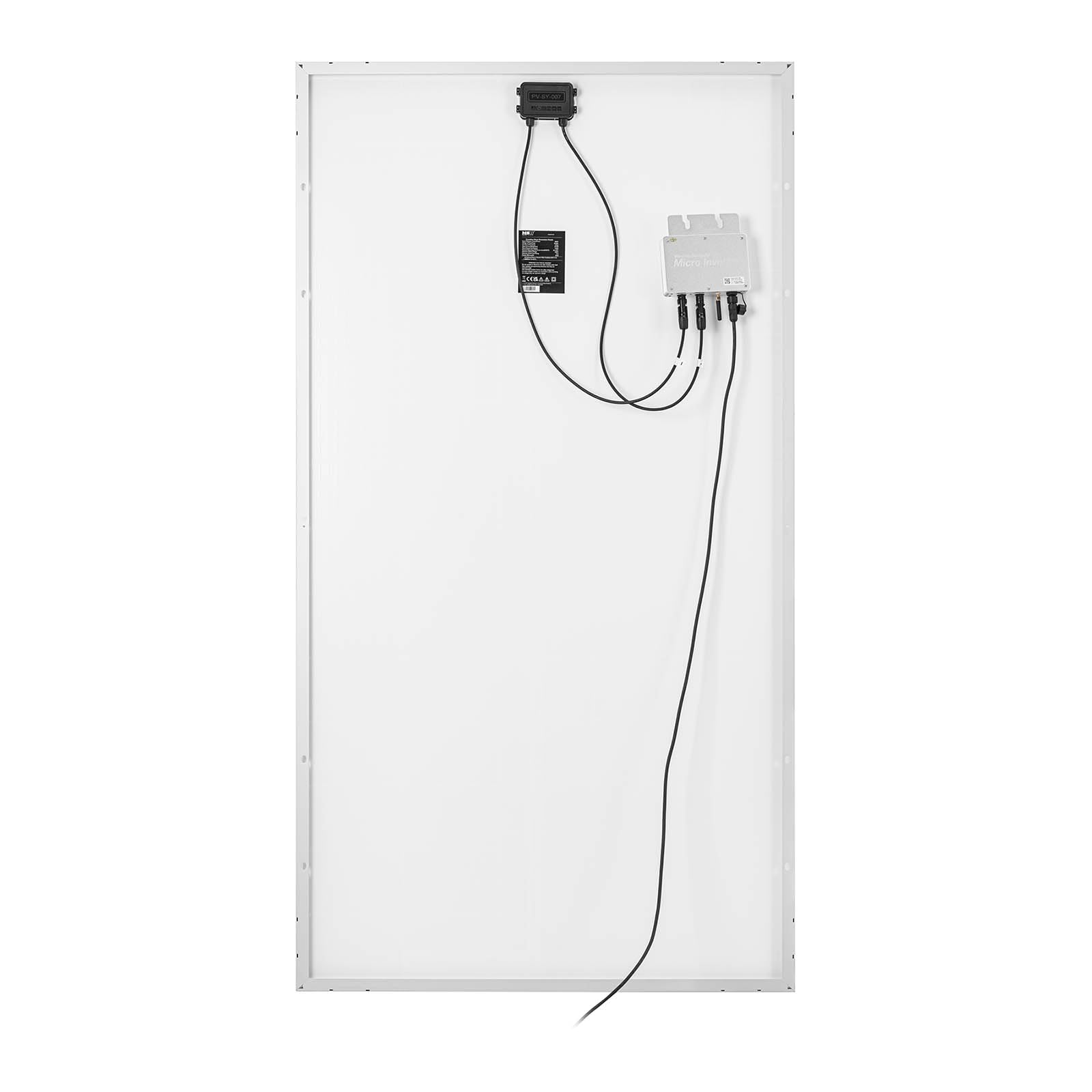 MSW S-POWER-P&P3 - Centrale elettrica da balcone, 300 W, pannello pronto per la spina, set completo da 300 W, impianto solare per balcone e balcone Microinverter Cavo da 5 m