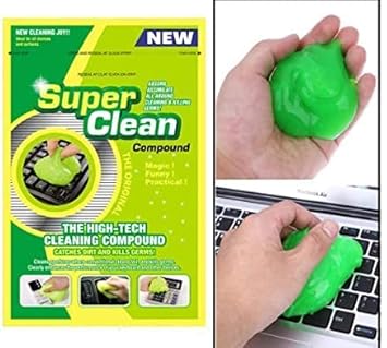 NSinc - Super Clean Magic Gel High Tech Cleaning Compound for Keyboard, Laptop, Mobile etc, Super Dust Removal