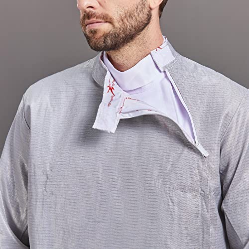 Gangtiehun Fencing Lame Knickers Suit For Foil And Saber - Fencing Electric Saber Jacket,Stainless Steel Saber Lame For Men Women (12) #TOP7