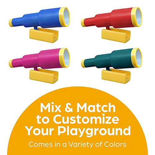 Jungle Gym Kingdom Playground Accessories - Pirate Ship Telescope For Kids - Plastic Attachment For Treehouse, Outdoor Playhouse, Playset, Backyard Swing Set (Pink) #TOP6