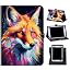 colorful Cute fox -239