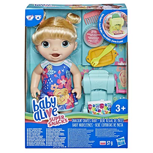 Baby Alive - Snackin Pasta - Poupee Cheveux Blonds
