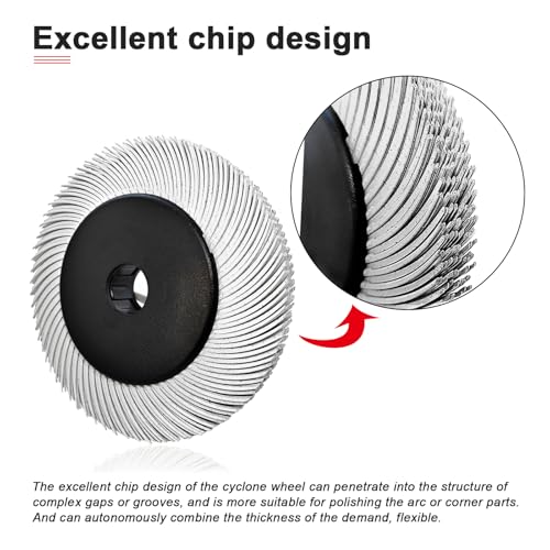 Image of Radial Bristle Brush, 6 in x 1 /2 in x 1 in, 5000#, 1SET,Ten Single piece with Adapter