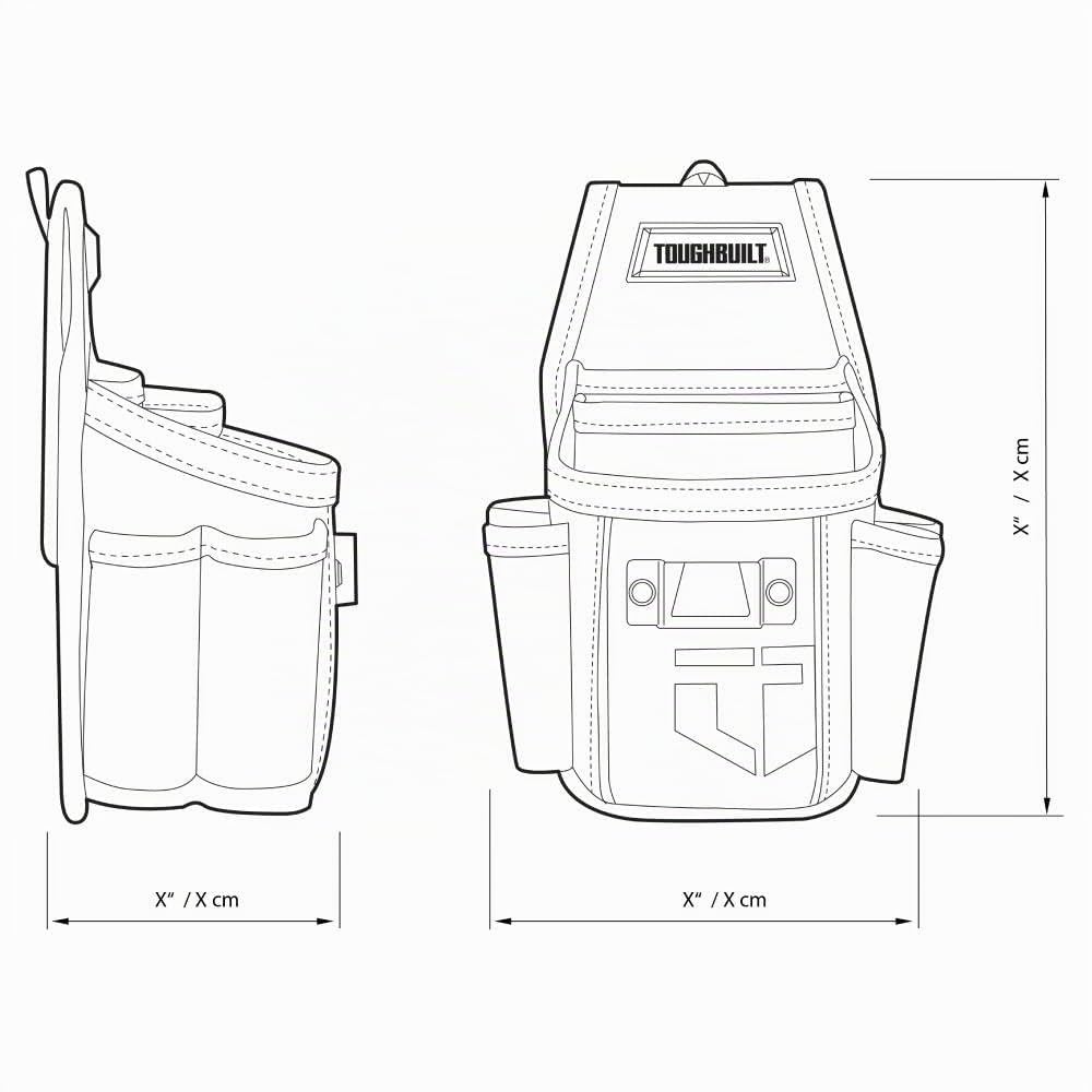 ToughBuilt TB-CT-36-M7 Tasche 7 Fächer Schwarz