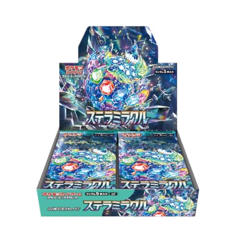 Image of 1 Pack of Steller Miracle Japanese Poke mon Cards Booster Pack | Scarlet & Violet Set | Pokeymon TCG Pack + TCYM Pouch | Japanese Steller Miracle sv5m |