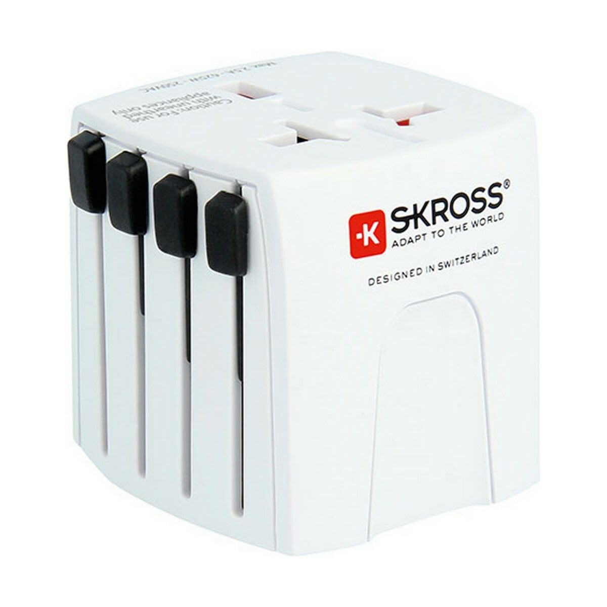 SKROSS Micro MUV – Adattatore Universale Da Viaggio A 2 Poli Per Oltre 220 Paesi, Con Protezione Anti-scossa