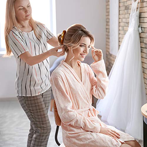 10 Pieces Retro Large Hair Barrettes Rectangular French Automatic Acrylic Hair Clips For Women Thick Medium Hair (Multicolor) #TOP5