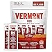 Snack Sticks by Vermont Smoke & Cure – BBQ Seasoned – Beef – Healthy Meat Protein - .5 ounce – 3oz Pouch – Pack of 8