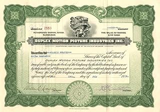 Duplex Motion Picture Industries Inc.