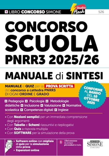Concorso Scuola PNRR3 2025/26. Manuale di sintesi