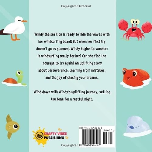 image for Windy the Windsurfing Sea Lion: Children's Book About Perseverance And