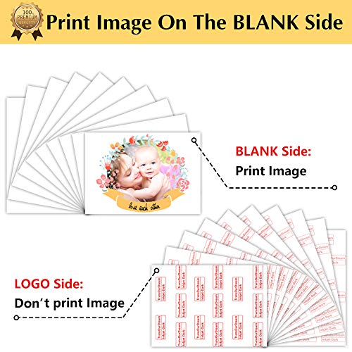 Transourdream CA-3-10 Tru-Heat Transfer Paper For Inkjet Printer (10 Sheets, 8.5X11") Printable Heat Transfer Vinyl For T Shirts Iron On Transfers For Dark Fabrics thumb #2