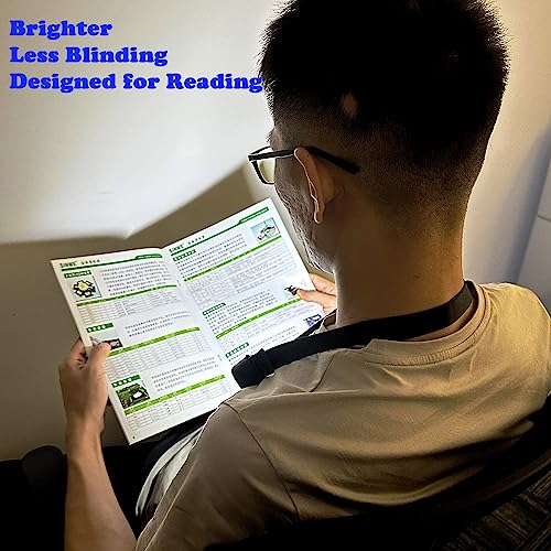 Image of Book Light for Reading in Bed Neck Lights Hands Free Rechargeable Reading Light /lamp /Flashlight (Book Reading Light) Gifts for Reader,Kids,Teen Eye Protection