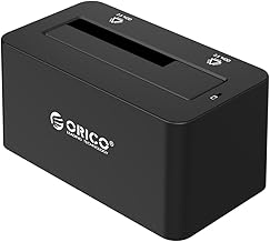ORICO Hard Drive Docking Station - USB 3.0 SATA HDD Docking Station Tool-free for 2.5 & 3.5 inch SATA HDD and SSD Support 8TB