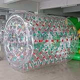 ★ Este divertido rodillo inflable gigante está diseñado para niños, úsalo para jugar, interactuar con tu familia o simplemente deja que tus hijos rueden por tu patio trasero.
