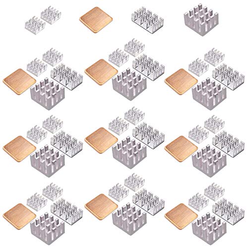 Disipador de calor Raspberry Pi aluminio refrigeración pasiva kit para Pi 3B+ 3B Pi 2 modelo B+