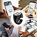 Fingertip Wireless Bluetooth Remote Control, 2025 Bluetooth Ring Scroller for Phone Scrolling, Short Videos, Music Playback, Camera Shutter, and eBook Page Turning (Black)