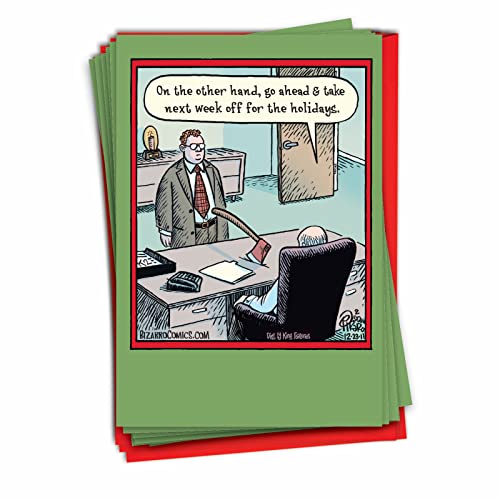 Holiday Week OffNX}XFunny PaperJ[h 12 Christmas Card Pack (SKU:B1856)
