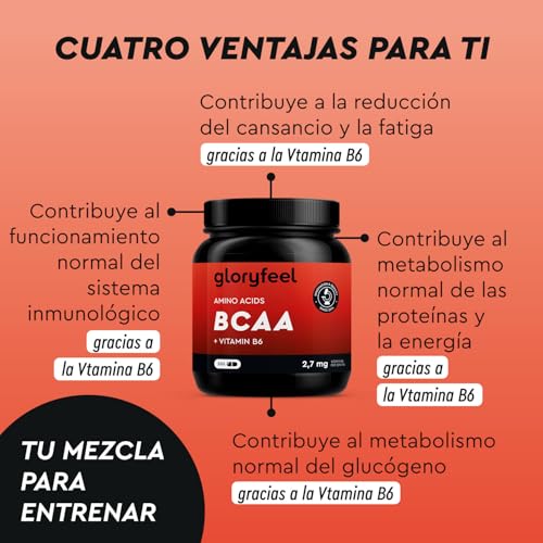 Miniatura 3 de Bcaa 330 Cápsulas - 9.910mg De Bcaa Por Dosis Diaria - Aminoácidos Esenciales Leucina, Valina E Isoleucina Vitamina B6 - Probado En Laboratorios Y Sin Aditivos - Fabricado En Alemania